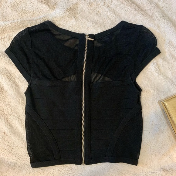 Bebe Keyhole Bodycon Crop - Picture 3 of 4